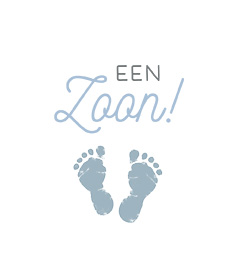 Geboorteteksten voor een zoon.