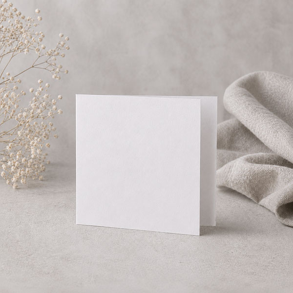 Kaartje zelf maken, type: 10 x 12 cm dubbel met strookje