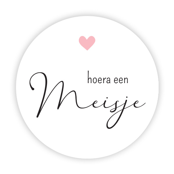 Hoera een meisje sierlijk