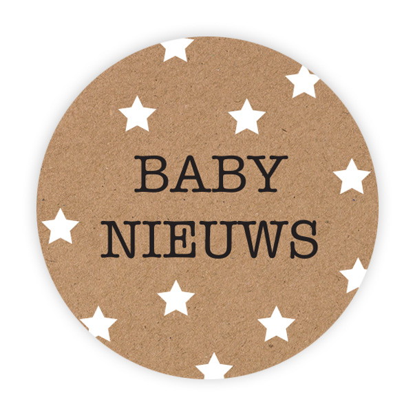 Baby news kraft sterretjes