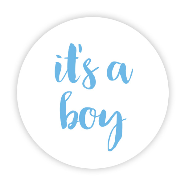 It's a boy blauw