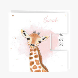 Geboortekaartjes met dieren