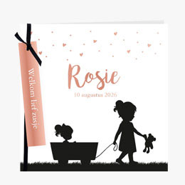 Geboortekaartjes met Silhouet