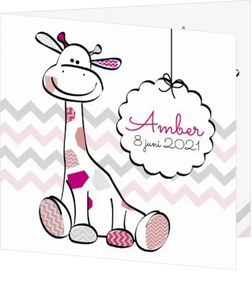 Vrolijke giraffe 114053BA