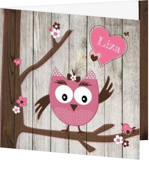 Liza - Roze zwaaiend uiltje