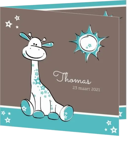 Thomas - Turquoise giraffe