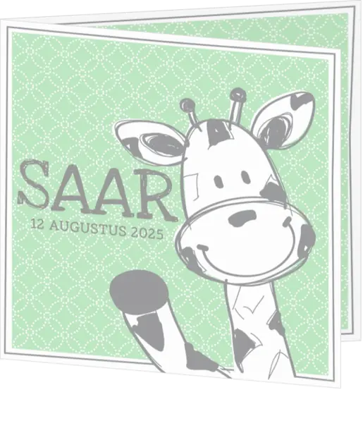 Saar - Hallo giraffe