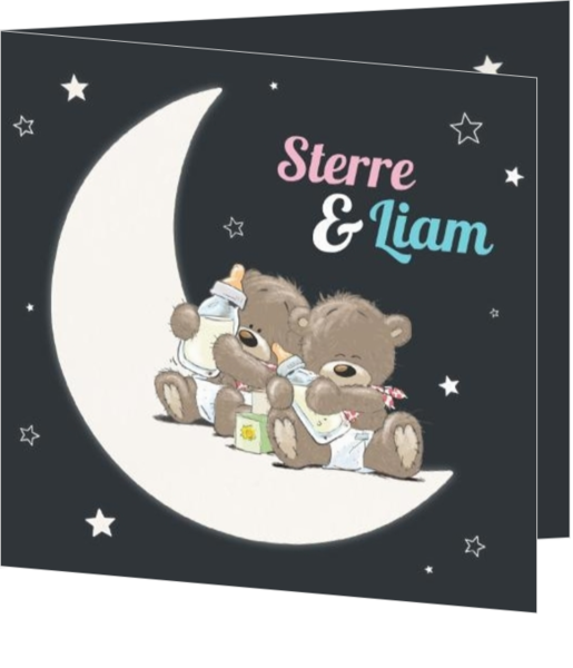 Sterre Liam - Tweeling beertjes op de maan