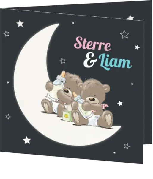 Sterre Liam - Tweeling beertjes op de maan