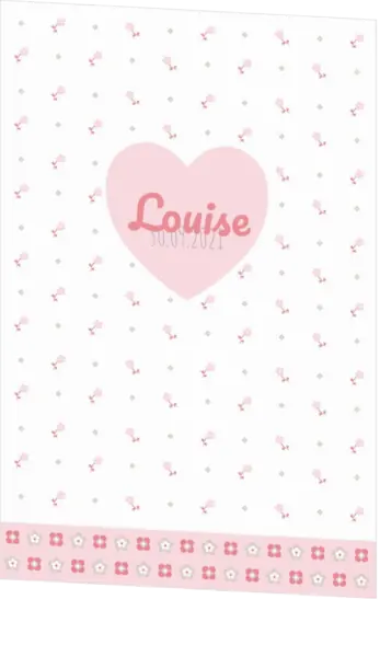 Louise - Roze hart