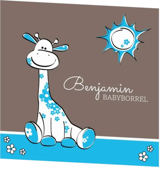 Blauwe giraffe 11409910