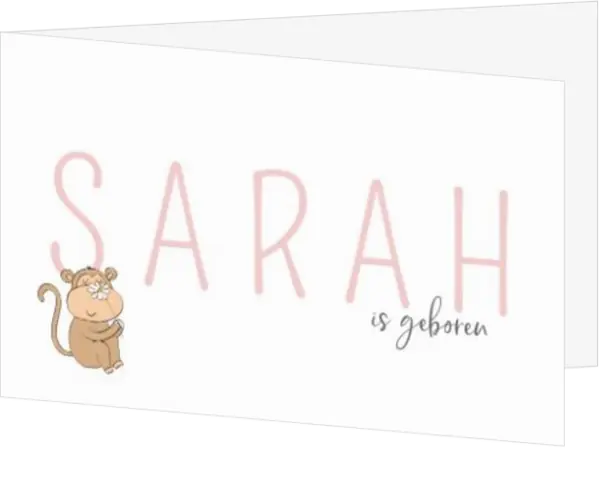 Sarah - Aapje Meisje