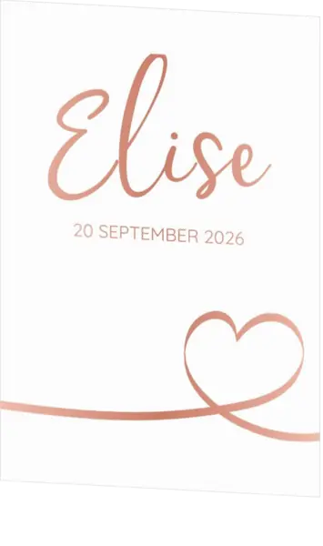 Poster 2 glimmend rose goud