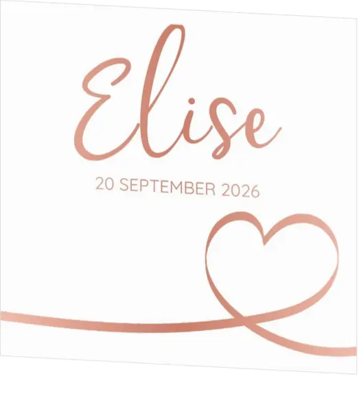 Poster 3 glimmend rose goud