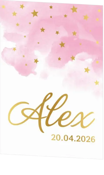 Poster 2 aquarel sterren