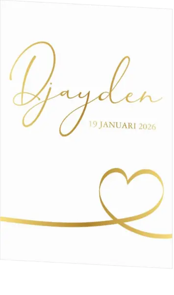 Poster 2 glimmend goud