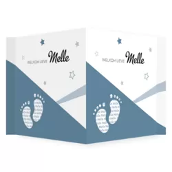 Raambord Melle - Trendy voetjes met namen