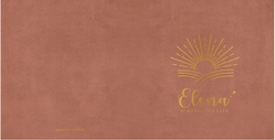 Geboortekaart Elena - Gouden zonnestralen