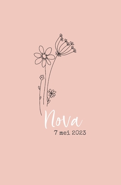 Nova - Lijntekening bloemen