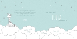 Julia - Girafje op een wolk