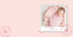 Louane - Polaroid met hartjes patroon 