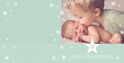 Jesse - Sterren met groene achtergrond
