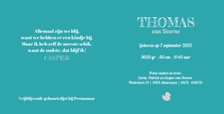 Thomas - Turquoise badeendje 