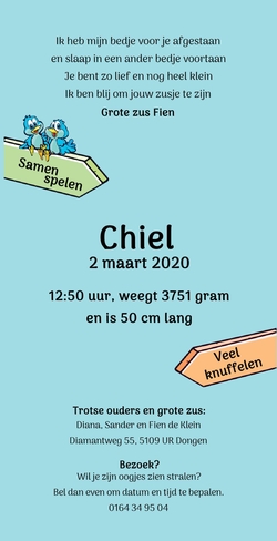 Chiel - Wegwijzer